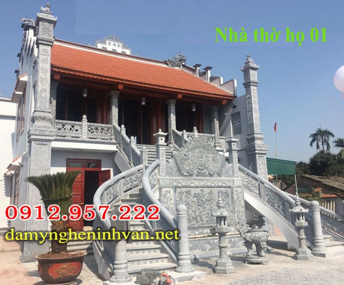 Mẫu nhà thờ họ đẹp bằng đá
