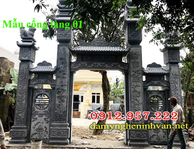 Mẫu cổng làng văn hóa Mẫu cổng làng văn hóa