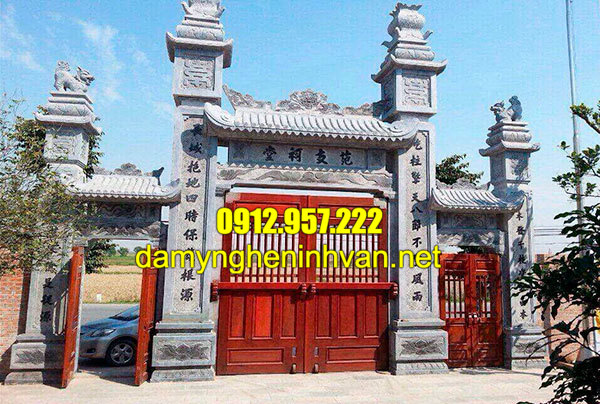 Mẫu cổng đình đẹp