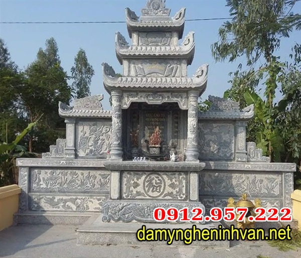 25 mẫu lăng mộ đá xanh đẹp giá rẻ nhất 04 Xem ngay 25 mẫu lăng mộ đá xanh đẹp giá rẻ nhất 2019