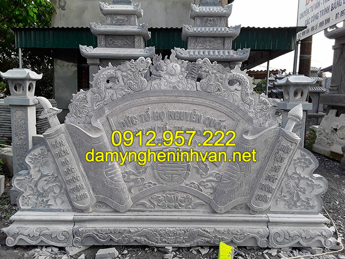 Bình phong bằng đá