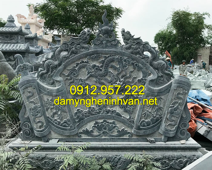 Mẫu bình phong đá đẹp