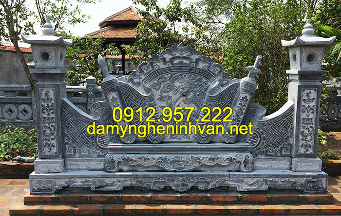 Mẫu cuốn thư bằng đá