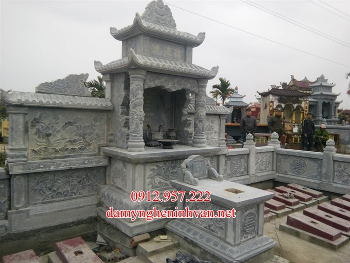 Mộ đá Thái Nguyên – Làm lăng mộ đá xanh Thái Nguyên đẹp nhất Mộ đá Thái Nguyên - Làm lăng mộ đá xanh Thái Nguyên đẹp nhất