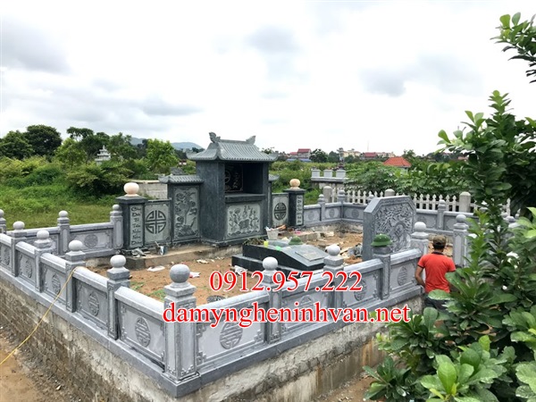 Mộ đá Bắc Ninh- Nhận làm lăng mộ đá xanh tại Bắc Ninh 02