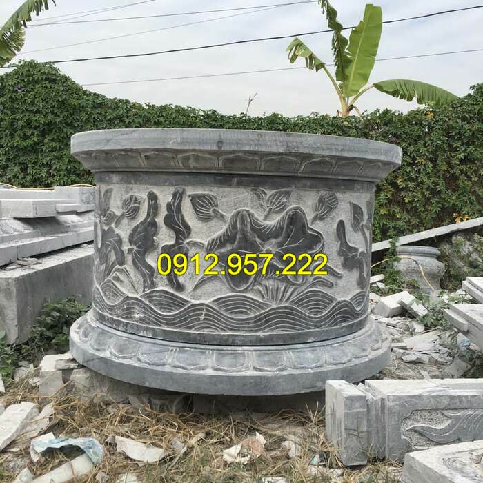 Mẫu mộ đá tròn đẹp