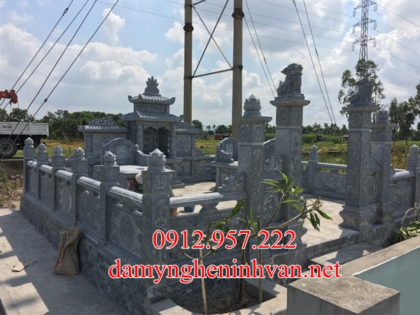 Khu lăng mộ đá xanh đẹp tại Nam Định – KLMND01, Lăng mộ đá Nam ĐỊnh Mộ đá Nam Định - Bán lăng mộ đá tại Nam Định ở đâu rẻ nhất