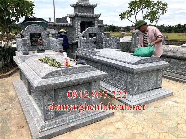 Làm mẫu khu lăng mộ đá đẹp nhất tại Hải Phòng, Mộ đá Không mái Hải Phòng Mộ đá Hải Phòng - Nhận làm khu lăng mộ đá tại Hải Phòng