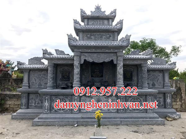 Lăng thờ chung đá đẹp tại Phú thọ, Miếu thờ thần linh tại Phú THọ Mộ đá Phú Thọ - Nhận làm mộ đá tại Phú Thọ giá rẻ nhất