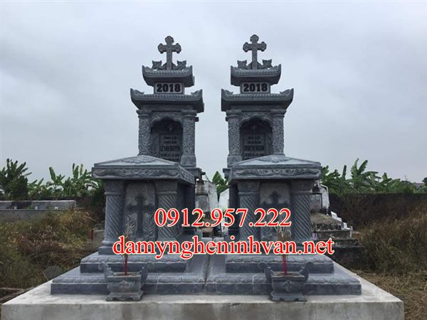 Mộ đá công giáo đẹp bán tại Hải Phong, Mộ công giáo đẹp hải Phòng, Mộ đá hải Phòng Mộ đá Hải Phòng - Nhận làm khu lăng mộ đá tại Hải Phòng