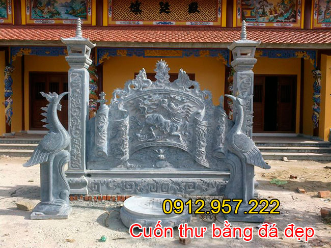 Mẫu cuốn thư đá đẹp nhất