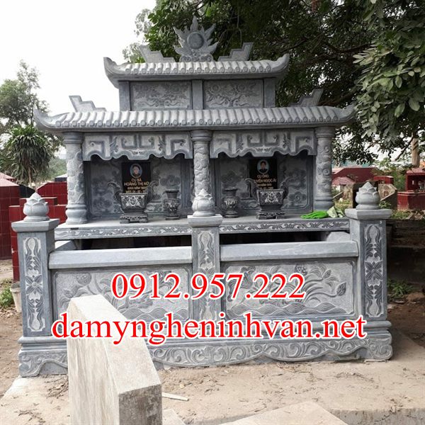 Xây mẫu mộ đôi đá đôi đẹp tại Bắc Giang BG01, Mộ đá đôi bắc giang, Mộ đá Bắc giang Mộ đá đẹp Bắc Giang - Địa làm khu lăng mộ đá đẹp tại Bắc Giang Uy Tín