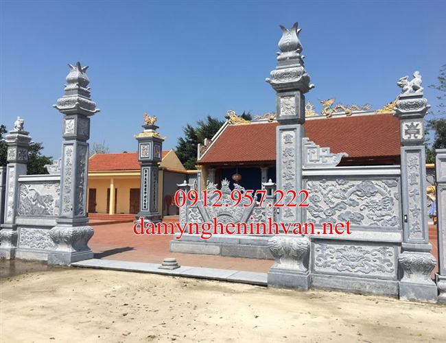 Cổng đền đẹp bằng đá xanh tại Vĩnh Phúc - VP02, Cổng đền bằng đá đẹp tại Vĩnh Phúc, Cổng đá Vĩnh Phúc, 