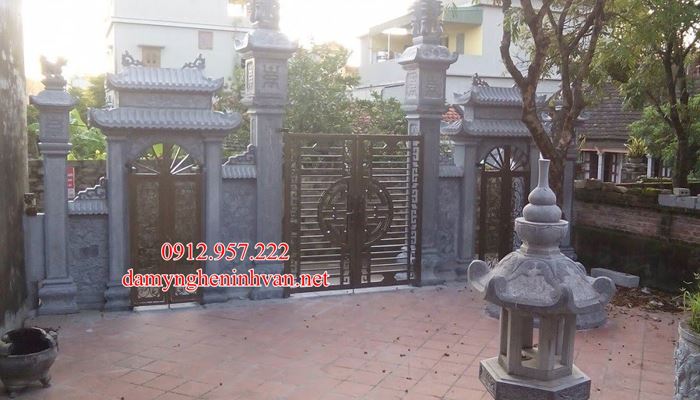 Cổng đá Hưng Yên - Làm cổng chùa cổng làng cổng đình cổng đền tại Hưng Yên