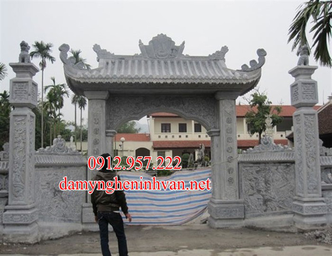 Cổng đá Quảng Ninh – Xây cổng làng, cổng đền, cổng đình bằng đá tại Quảng Ninh