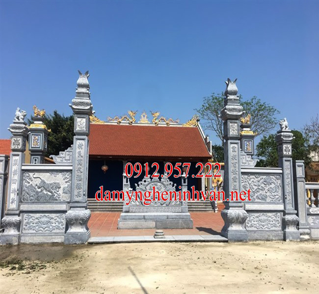 Cổng đá đẹp Bắc Ninh – Xây cổng đình bằng đá tại Bắc Ninh