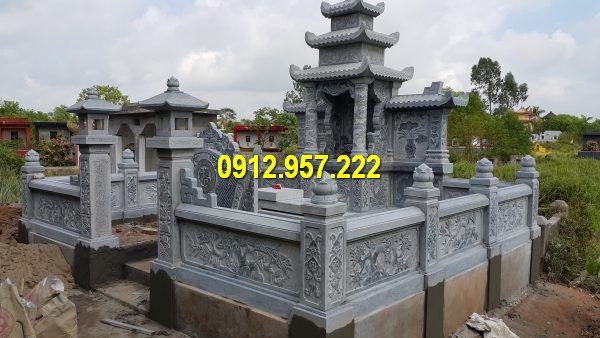 Khu lăng mộ bằng đá xanh tự nhiên tại Ninh Bình