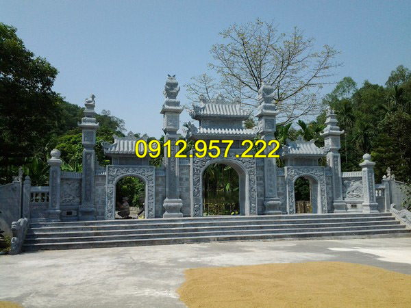 Mẫu cổng đền,đình chùa bằng đá đẹp