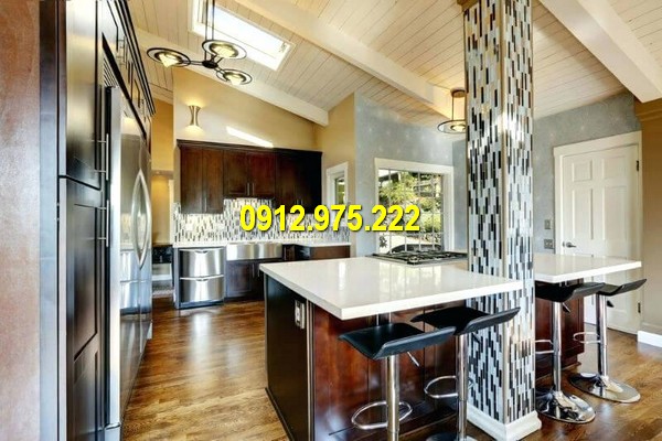 Cột nhà biệt thự phong cách hiện đại được cách điệu đẹp mắt