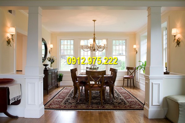 Cột nhà vuông đẹp mắt trong các kiến trúc hiện đại