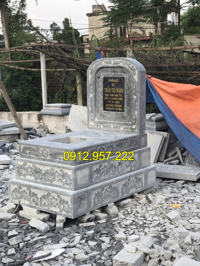 Mẫu mộ đơn giản mà đẹp tại đá mỹ nghệ Ninh Vân