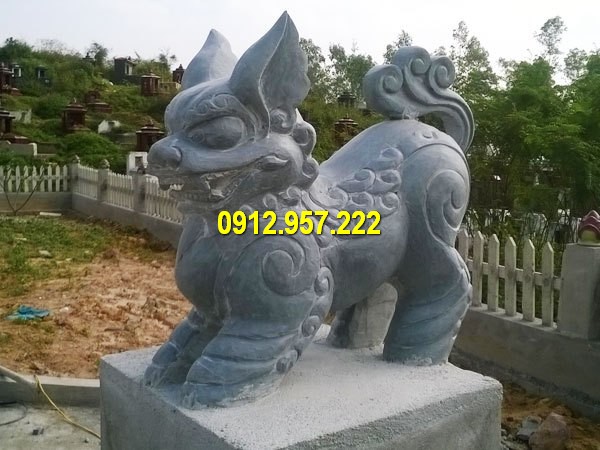 Tượng nghê đá phong thuỷ là một con vật tâm linh thuần Việt