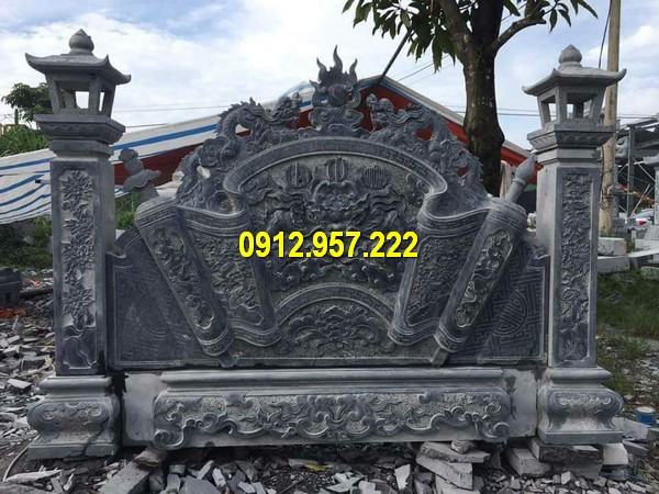 Thi công bình phong bằng đá tại Tiền Giang