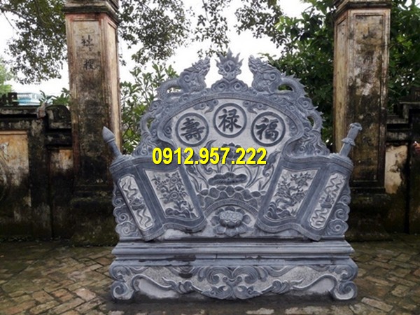 Chế tác mẫu bình phong đá đẹp ở Vĩnh Long