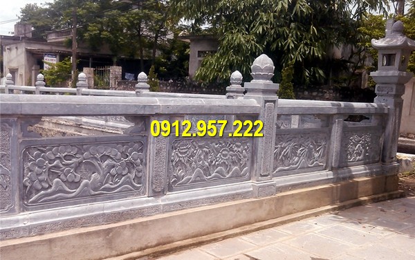 Mẫu lan can bằng đá được chế tác thủ công tại Đá mỹ nghệ Thái Vinh