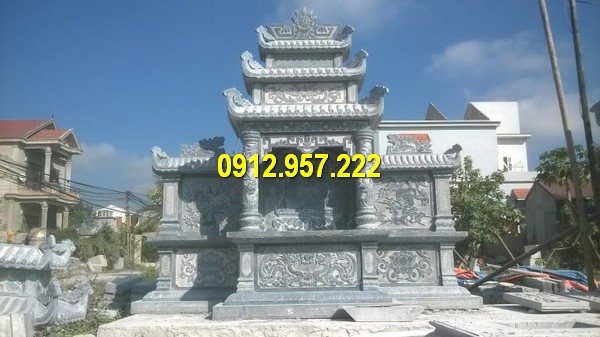 Long đình đá ba mái đẹp Báo giá mẫu lăng thờ bằng đá thiết kế đẹp, chất lượng tốt nhất 2020
