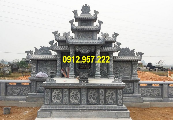 Am thờ chung ba mái Báo giá mẫu lăng thờ bằng đá thiết kế đẹp, chất lượng tốt nhất 2020