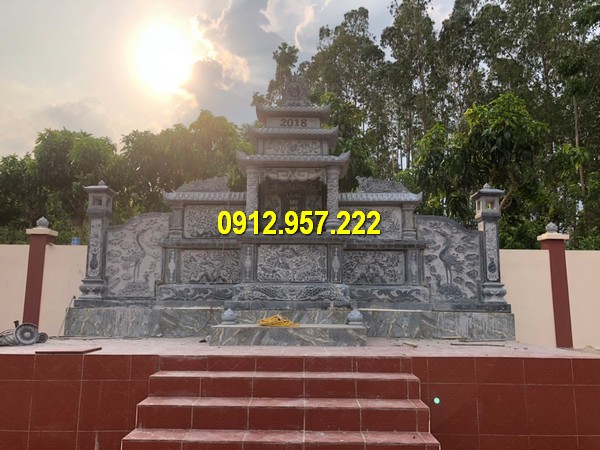Lăng thờ đá ba gian 3 mái Báo giá mẫu lăng thờ bằng đá thiết kế đẹp, chất lượng tốt nhất 2020