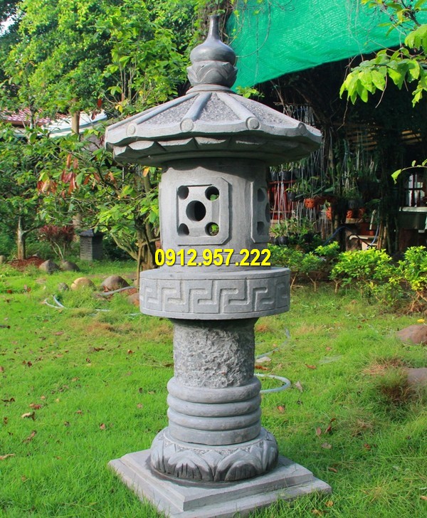 Mẫu đèn đá sân vườn đẹp tại Đá mỹ nghệ Thái Vinh Cột đèn đá thờ cúng, đèn đá nhà thờ họ, sân vườn đẹp nhất 2020