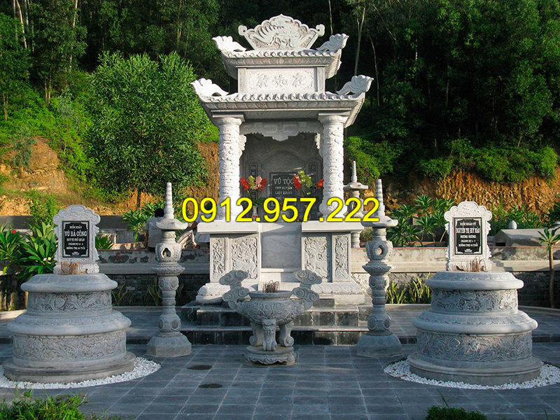 Các mẫu thiết kế khu nghĩa trang gia đình dòng họ đẹp