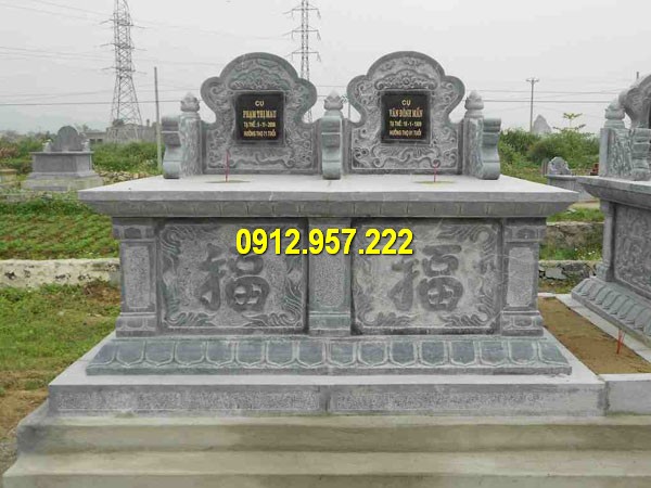 Mộ đôi đá tam sơn giá rẻ Giá mộ đá đôi - Báo giá mộ đá đôi đẹp, mộ đôi bằng đá Ninh Bình