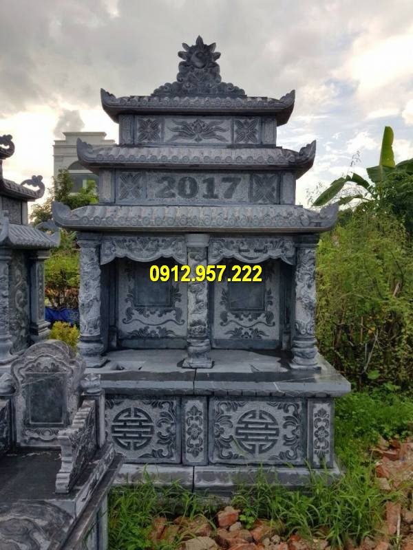 Mẫu lăng mộ đôi bằng đá tự nhiên Giá mộ đá đôi - Báo giá mộ đá đôi đẹp, mộ đôi bằng đá Ninh Bình
