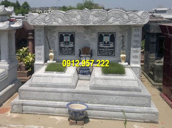 Ý nghĩa mộ đá đôi Giá mộ đá đôi - Báo giá mộ đá đôi đẹp, mộ đôi bằng đá Ninh Bình