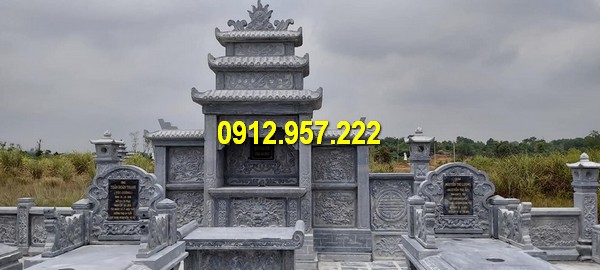 Lăng thờ chung ba mái đẹp nhất Ninh Vân
