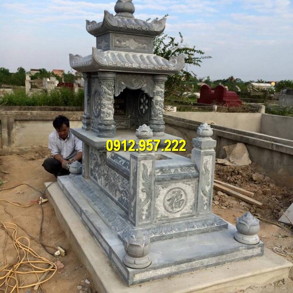 Báo giá lăng mộ đá 2 mái Ninh Vân Ninh Bình