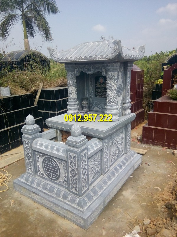 Cấu tạo mộ đá một mái Mẫu mộ đá một mái - Hình ảnh mộ đá một mái đẹp nhất Việt Nam