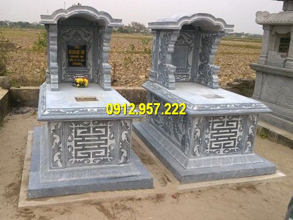 Kích thước mộ đá 1 mái Mẫu mộ đá một mái - Hình ảnh mộ đá một mái đẹp nhất Việt Nam
