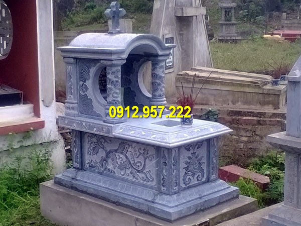Báo giá mộ một mái đá tự nhiên Mẫu mộ đá một mái - Hình ảnh mộ đá một mái đẹp nhất Việt Nam