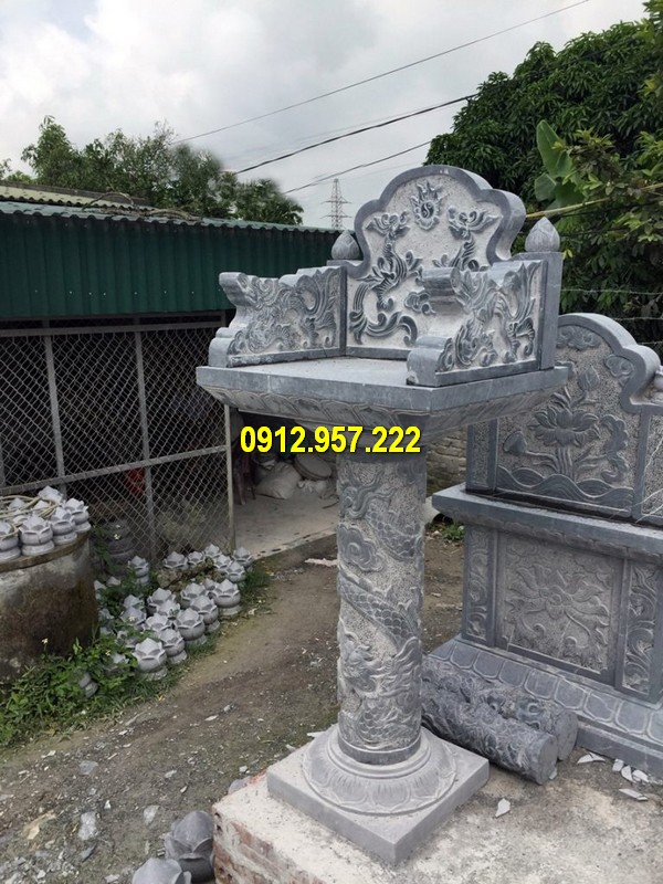 Mẫu bàn thờ thần linh, thổ địa Mẫu miếu thờ thần linh - Các mẫu miếu thờ quan thần linh thổ địa đẹp