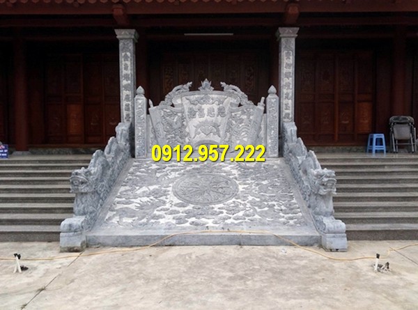 Mẫu chiếu rồng bằng đá nhà thờ họ đẹp nhất Việt Nam