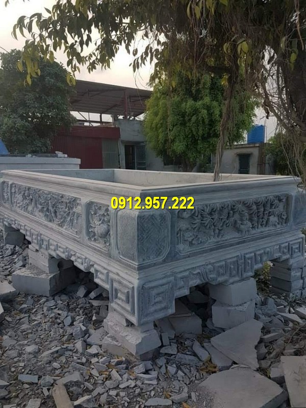 Chậu cây đá xanh Địa chỉ bán chậu cảnh bằng đá Ninh Bình giá rẻ uy tín