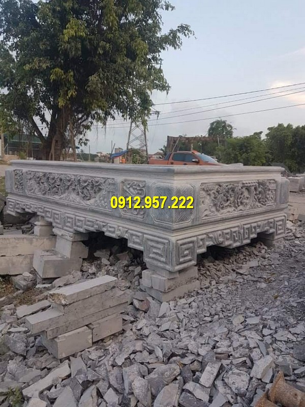 Mẫu chậu cây bằng đá tự nhiên tại Đá mỹ nghệ Thái Vinh Địa chỉ bán chậu cảnh bằng đá Ninh Bình giá rẻ uy tín