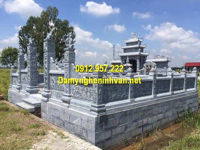 Khu mộ đá gia đình đẹp Ninh Vân Ninh Bình