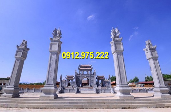 Đá mỹ nghệ Thái Vinh thi công lắp đặt bán cổng làng bằng đá tự nhiên chất lượng cao