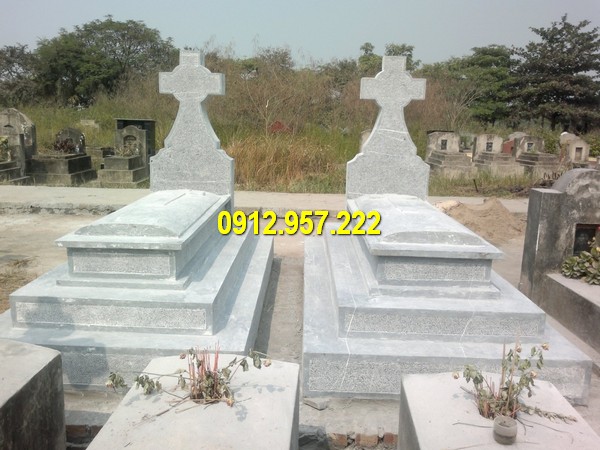 Mộ đá công giáo đẹp Lăng mộ đá tại Hà Nội - Địa chỉ bán lăng mộ đá tại Hà Nội giá rẻ uy tín