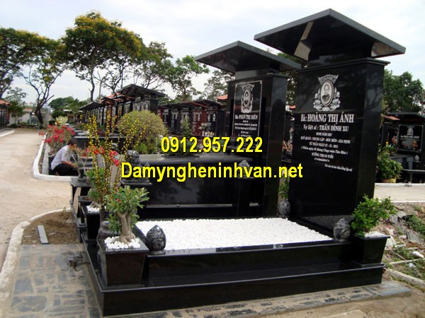 Nhà mồ đá hoa cương ở Long An